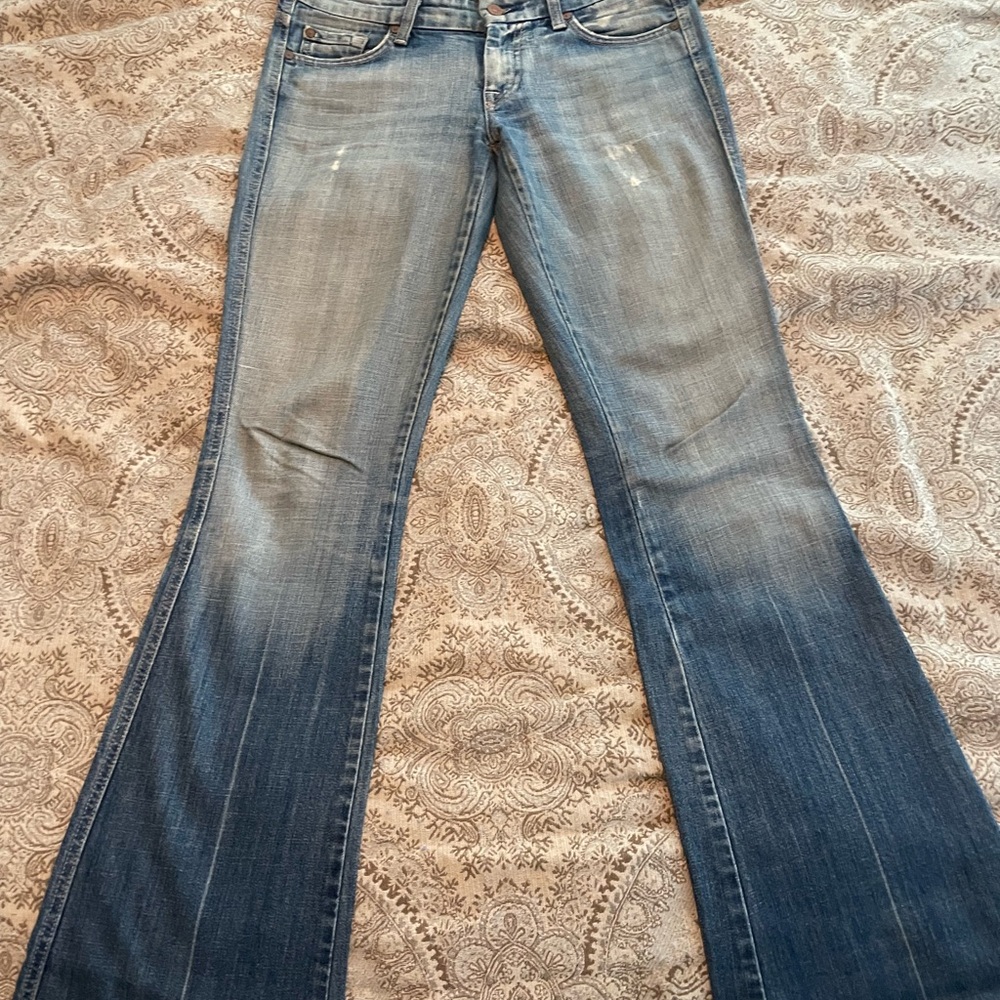 Women's 7 for all mankind Blue Flared Jeans